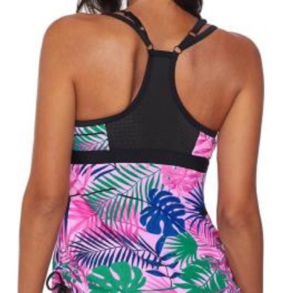 🌸🌺Tropical Racer-Back Tankini Swimsuit🌺🌸🌺🌸Boutique New🌸🌺🌸🌺 - Picture 3 of 6